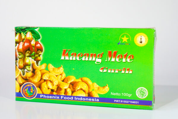 Kacang Mete gurih-kotak-100gr Mete Goreng Gurih Kotak 118 gr