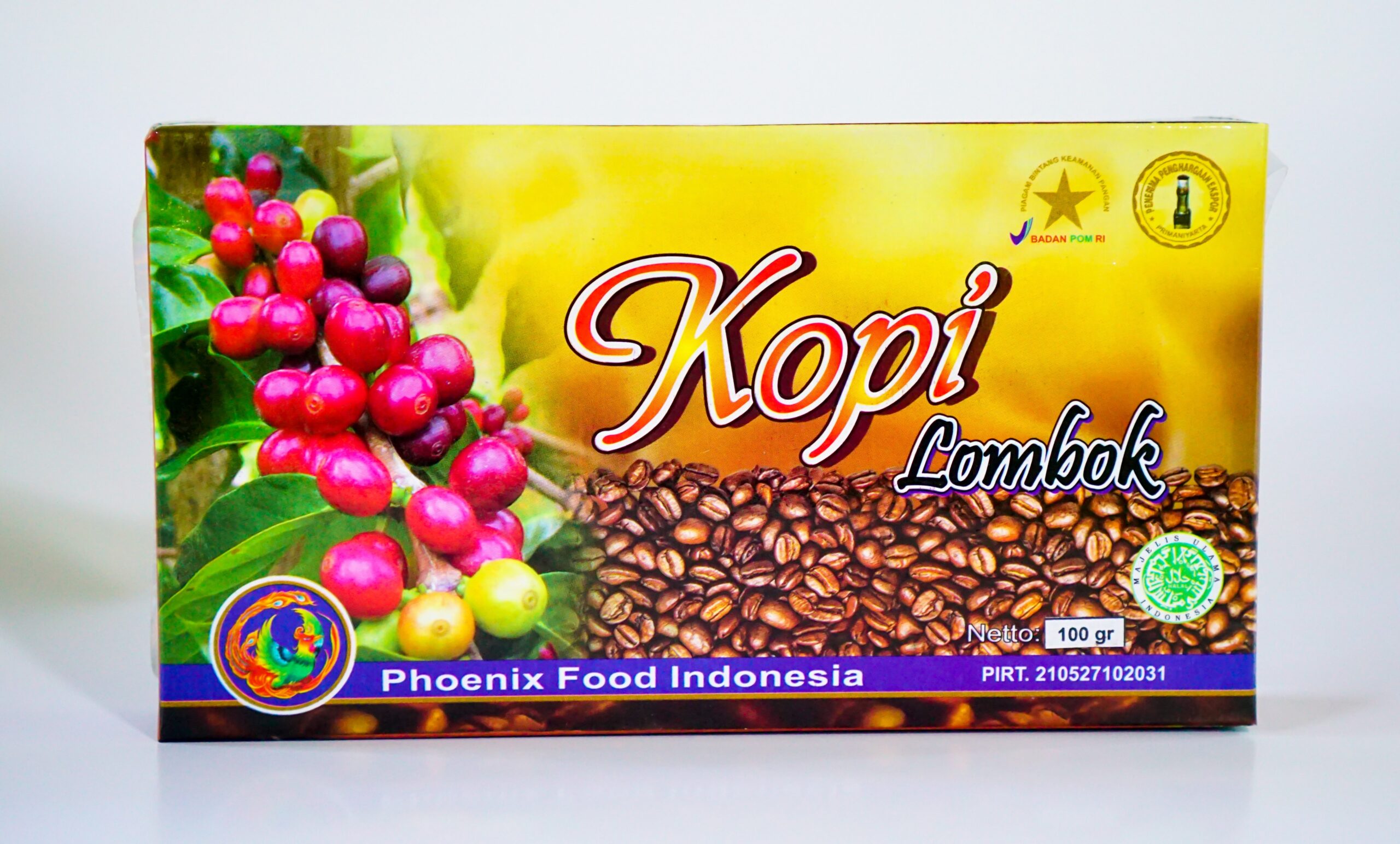 Kopi Lombok Kotak 100 gr