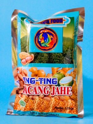Ting Ting Kacang Jahe Aluminiumfoil 128 gr